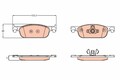 Bremsbelagsatz Scheibenbremse TRW GDB2157 für RENAULT DACIA CLIO SANDERO MCV 4 3