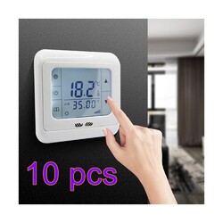 1-20X LCD Digital Thermostat Touchscreen Raumthermostat 220V 16A Fußbodenheizung