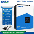 Solar Wechselrichter 4200W Hybrid 24V - 230VAC MPPT 120A Off-Grid Inverter Wifi