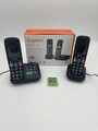 Gigaset E290A Duo 2 schnurlose DECT Analoge Telefone, Anrufbeantworter Akkus neu