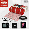 Elektrische Fußbodenheizung Bodenheizung elektro Warmup Fliese Bad 150W/m² Set 