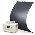 ALLPOWERS 600W Generatoren 299Wh Powerstation mit Solarpanel 200W Balkonwerk
