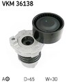 SKF Spannrolle, Keilrippenriemen Mitte u.a. für DACIA, NISSAN, RENAULT
