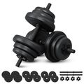 ArtSport 2er Hantelset 20kg - Kurzhantel Set mit 2 Kurzhanteln, 12 Gewichte/H...