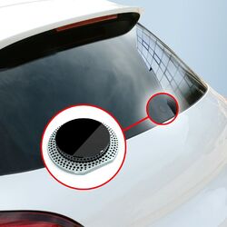 BMW Heckwischerabdeckung Clean Tuning Echt Glas Stopfen Heckscheibe AlpinaVerfügbar für viele Modelle, optional mit Spezialkleber