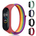 Für Xiaomi Mi Band 5/6/7 Band Ersatz Silikon Nylon Uhr St Ein >