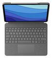 Logitech Combo Touch Tablet-tastatur Grau Geeignet Für Apple Ipad Pro 12,9"" 5.