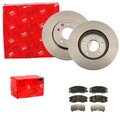 TRW BREMSSCHEIBEN 296mm + BELÄGE VORNE passend für OPEL ANTARA + CAPTIVA