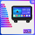 8+128GB 9" Android 12 Apple CarPlay Autoradio GPS Für Jeep Wrangler RDS 4G LTE