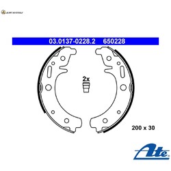 BREMSBACKENSATZ 03.0137-0228.2 FÜR TRABANT P/601/Van/Tramp/Universal 1.1 0.6L