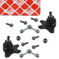 2x febi Traggelenk für VW POLO 9N FOX SEAT IBIZA 3 SKODA FABIA 1 2 vorne unten