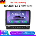 Carplay Android 13 Autoradio Für Audi A3 03-2013 GPS Navi WIFI BT SWC DSP 6+128G