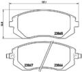 BREMBO P 78 013X Bremsbelagsatz, Scheibenbremse für ,SUBARU,TOYOTA