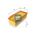 Luftfilter Motorluftfilter Filter für Renault Dacia Lada Clio IV UFI 30.A16.00