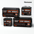 12V 24V 100Ah 200Ah 314Ah LiFePO4 Akku Lithium Batterie BMS Bluetooth Solar RV