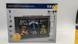 TFA Dostmann Spring Breeze Funk-Wetterstation, 35.1140.01, inkl Windmesser