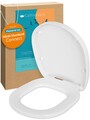 WC-Sitz für Ideal Standard Connect Toilettendeckel Absenkautomatik Weiß