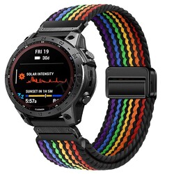 Quick Fit Braided Nylon Armband Für Garmin Fenix 8 7 7X Solar 6 6X Pro 5 5X Plus