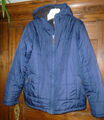 Land's End Winterjacke Jacke Jungen Gr. 152-164 dunkelblau Teddy Daumenloch