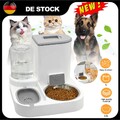 2 in 1 Futterstation Futterautomat Wasserspender für Katzen & kleine Hunde NEU