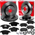 brembo BREMSSCHEIBEN + BELÄGE VORNE + HINTEN für VOLVO V70 V60 XC70 S60 S80