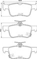 BREMBO Bremsbelagsatz Scheibenbremse PRIME P 28 089 für HONDA CIVIC XI FL FE FC9