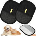 1/2/5x Tierhaar Handschuh Hund Katze Tierhaarentferner Fellentferner Haar Bürste