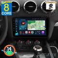 4+64G Android 14 Autoradio Carplay GPS NAVI FM +Kam Für Audi TT MK2 8J 2006-2014