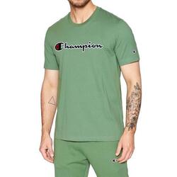 Champion Rochester Herrenkleidung T-shirt 217814GS098 CREWNECK Grün