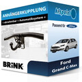 BRINK Anhängekupplung abnehmbar passend für Ford Grand C-Max 09.2010-06.2019 neu
