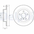 2x DELPHI Bremsscheibe BG4812C für BMW 2er Active Tourer F45 F46 X1 F48 X2 F39