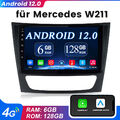 Autoradio Für Mercedes Benz Klasse E/CLS/G W211 W219 W463 Android 12 GPS 6+128GB