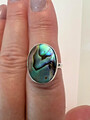 Ring Sterlingsilber 925 Damen Echtschmuck Perlmutt Rhodiniert Neu Eliteschmuck
