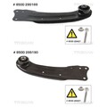 2X TRISCAN QUERLENKER AUßEN UNTEN HINTEN RECHTS LINKS passend für VW PASSAT B6