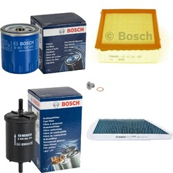 BOSCH Inspektionspaket Filterset passend für Peugeot 206 CC 2.0 S16