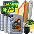 MANN INSPEKTIONSKIT+3x1L LIQUI MOLY 5W30 ÖL passend für VW POLO 9N SKODA 1.4 16V