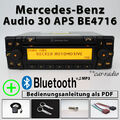 Original Mercedes Audio 30 APS BE4716 Bluetooth Radio MP3 Becker Navigation Set