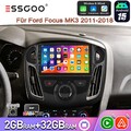 DAB+ 2+32G Autoradio Android15 Carplay GPS WiFi Für Ford Focus MK3 2011-2018 KAM