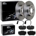 EuroBrake BREMSSCHEIBEN + BELÄGE HINTEN passend für VW T4 TRANSPORTER MULTIVAN