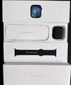Apple Watch Series 9 45mm Aluminiumgehäuse  - Mitternacht, M/L (GPS) Wie Neu
