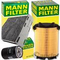 MANN FILTERSET für AUDI A3 8P VW TOURAN 1T1 2 PASSAT 3C GOLF 5 6 SEAT LEON 1P