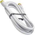 TV SAT Koaxial Kabel F-Stecker für Fernseher SAMSUNG TQ65Q65CAUXXC UHD 4K 65"