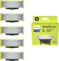 Philips Oneblade Ersatzklingen Für Alle Oneblade Und Oneblade Pro Modelle, 5Er-P