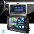 Android15 Autoradio ChatGPT Für Golf 5 6 Plus Touran Tiguan Caddy CarPlay GPS BT
