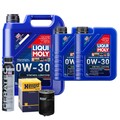 Motoröl 0W30 LIQUI MOLY Synthoil Longtime Plus 7L+HENGST Ölfilter +Cera Tec