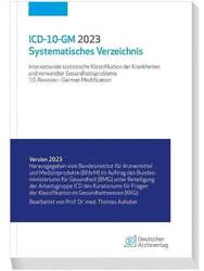 ICD-10-GM 2023 Systematisches Verzeichnis Deutscher Ärzteverlag Buch