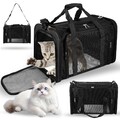 Tiertransporttasche Transporttasche für Katze Hund, Faltbare Katzentransportbox
