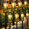 4/12er LED Außen Erdspieß Solar Lampen Steck Leuchte Garten Deko Leuchten Licht