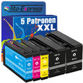 5x Patronen für HP 950/951 XL OfficeJet Pro 8610 e-All-in-One 8616 8100 8620