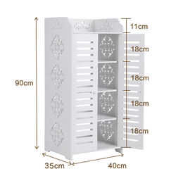 Schuhregal Schuhschrank Schuhständer Schuhablage Schuhregale Organizer Weiß